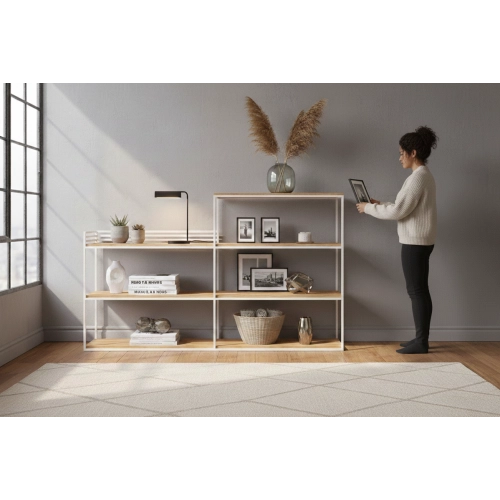 KONSOLA - REGAŁ BIAŁY SKD-364